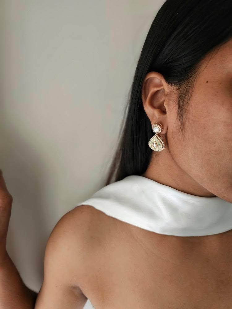Mubi meenakari earrings Thumbnail