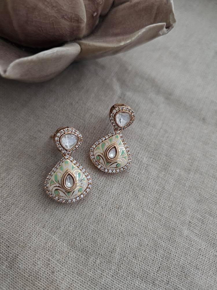 Mubi meenakari earrings Thumbnail