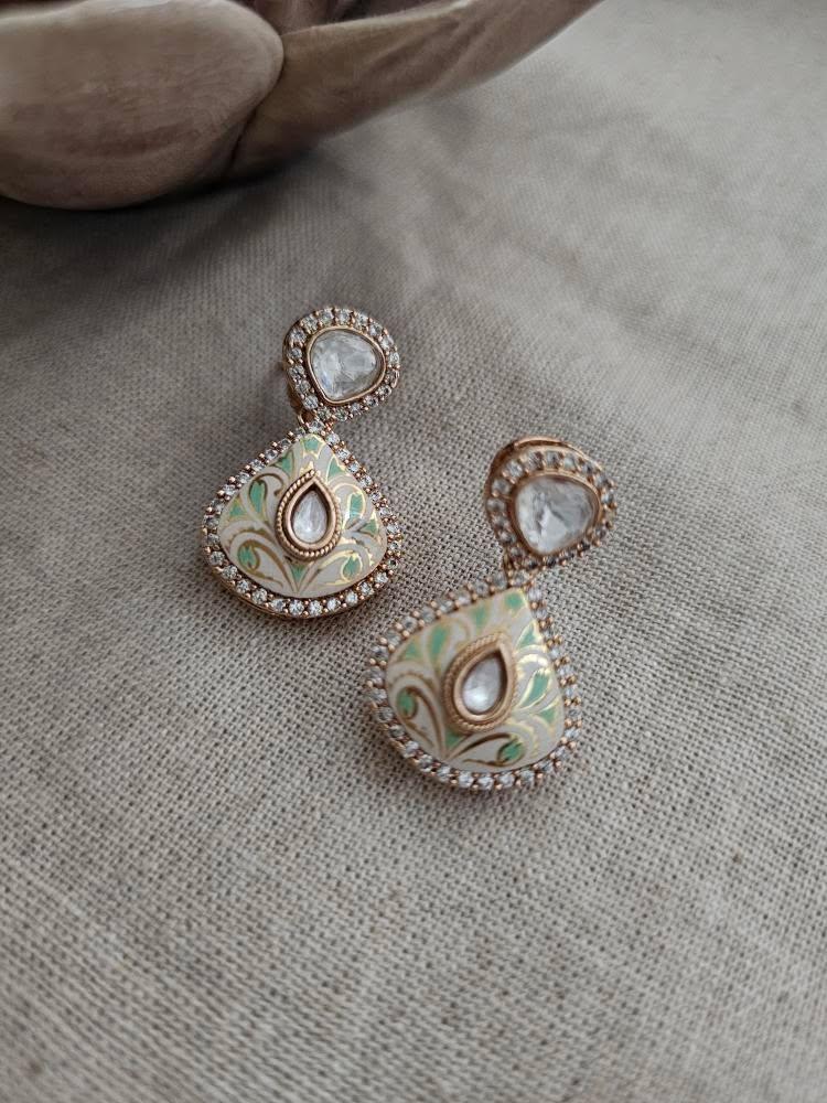 Mubi meenakari earrings Thumbnail