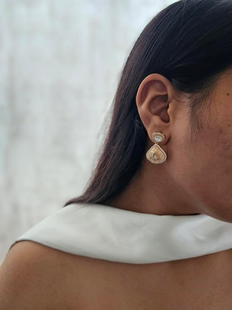 Mubi meenakari earrings Thumbnail