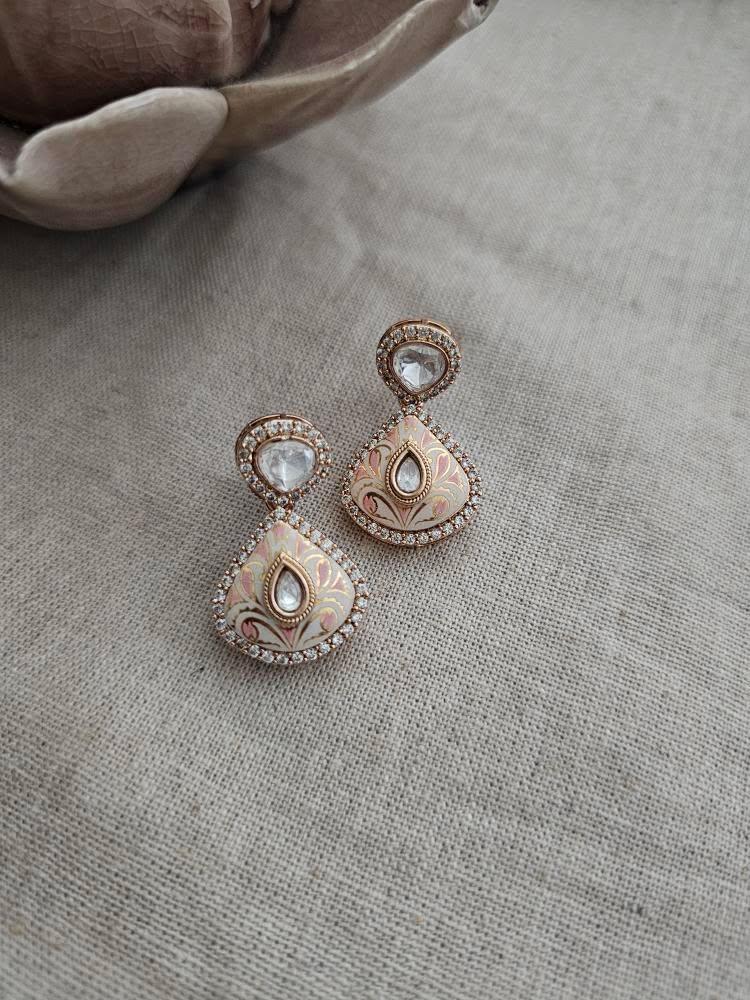 Mubi meenakari earrings Thumbnail