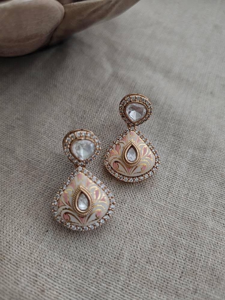 Mubi meenakari earrings Thumbnail