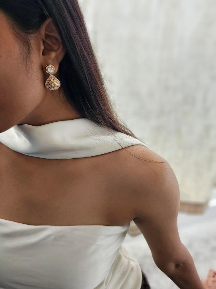 Mubi meenakari earrings Thumbnail