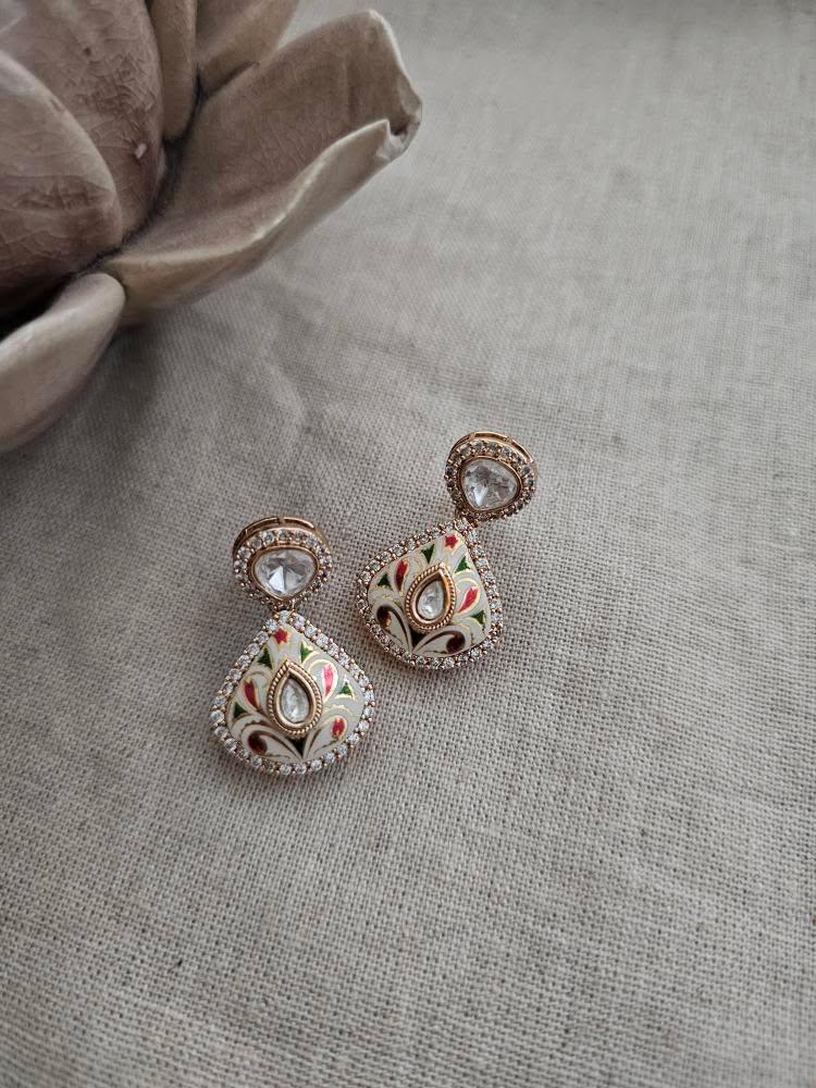 Mubi meenakari earrings Thumbnail