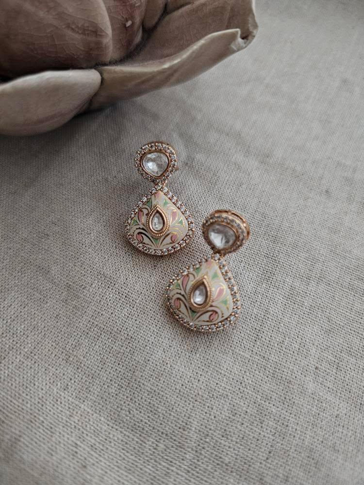 Mubi meenakari earrings Thumbnail