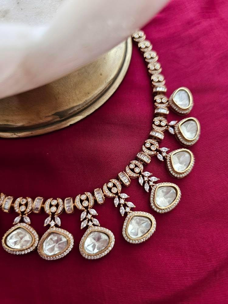 Shraddha polki necklace Thumbnail