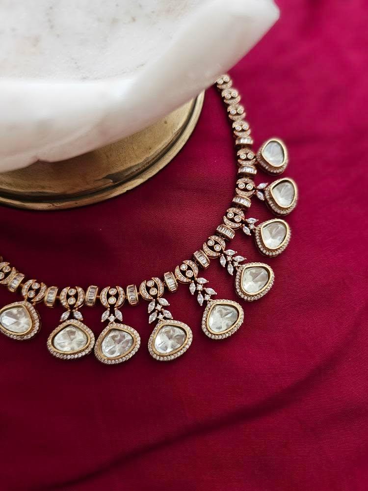 Shraddha polki necklace Thumbnail