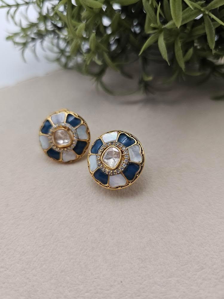 Noori handcrafted studs Thumbnail