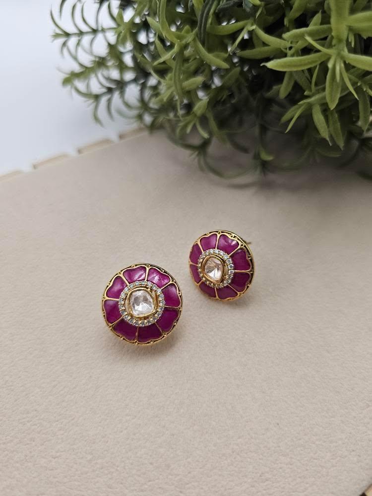 Noori handcrafted studs Thumbnail
