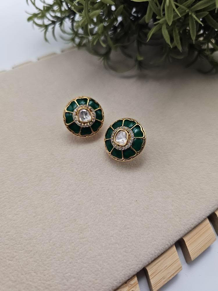 Noori handcrafted studs Thumbnail