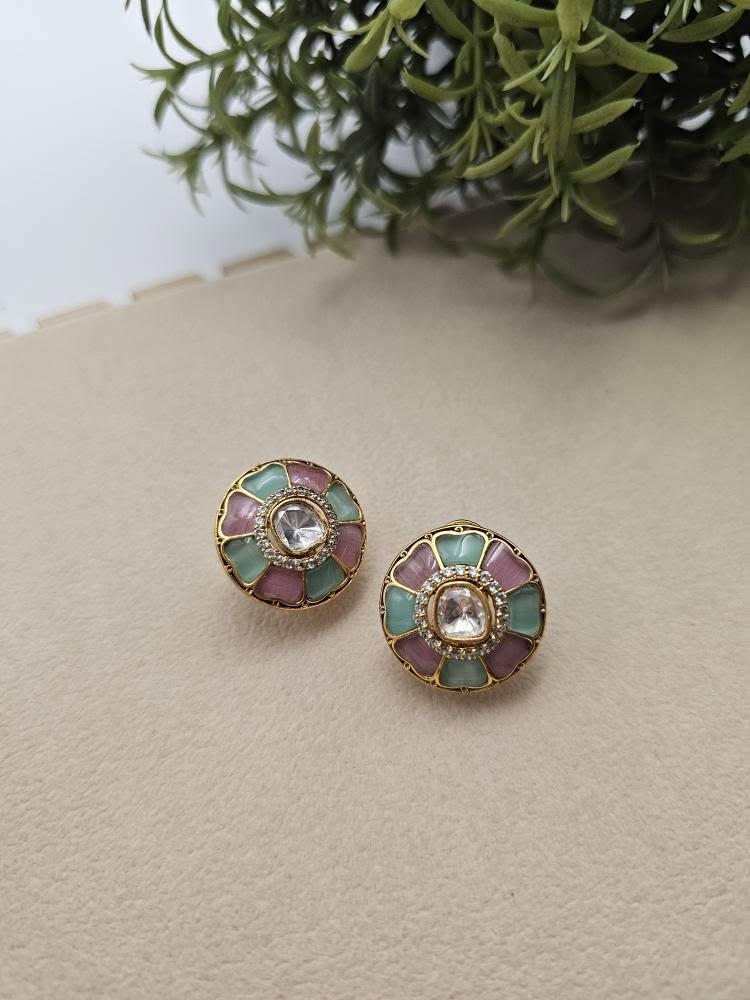 Noori handcrafted studs Thumbnail