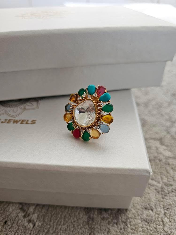 Nashir polki ring Thumbnail
