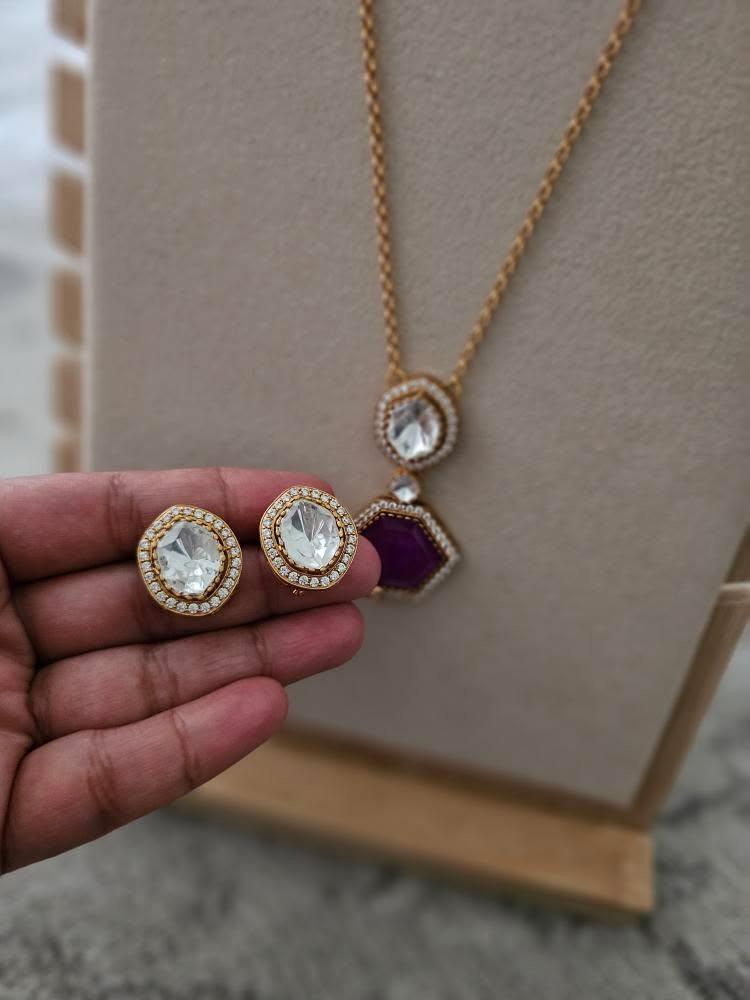Tripti delicate polki necklace Thumbnail