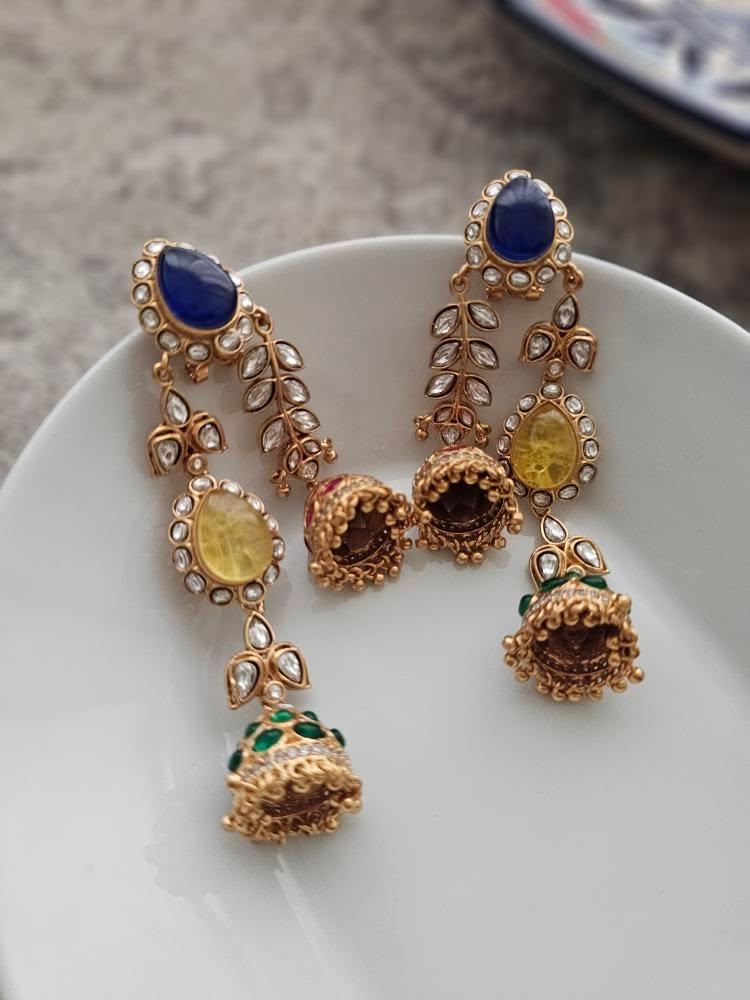 Aanira handcrafted jhumki Thumbnail