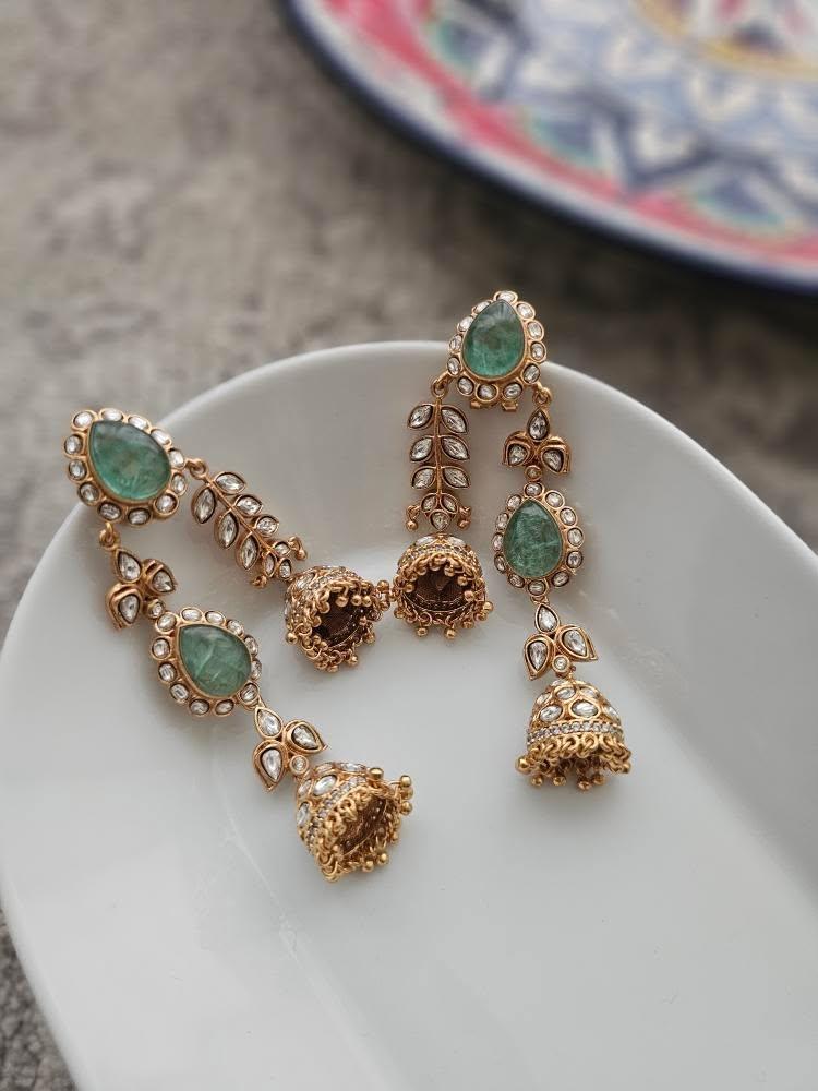 Aanira handcrafted jhumki Thumbnail