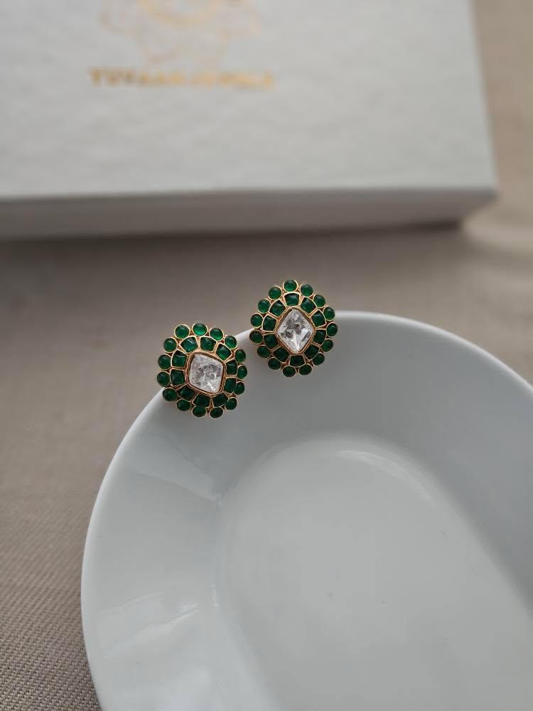 Purna polki studs Thumbnail