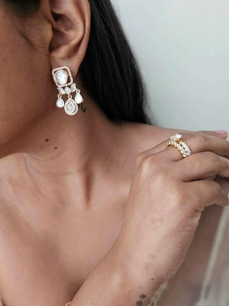 Vartika pearl and polki choker Thumbnail