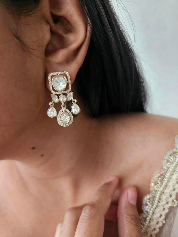 Vartika pearl and polki choker Thumbnail