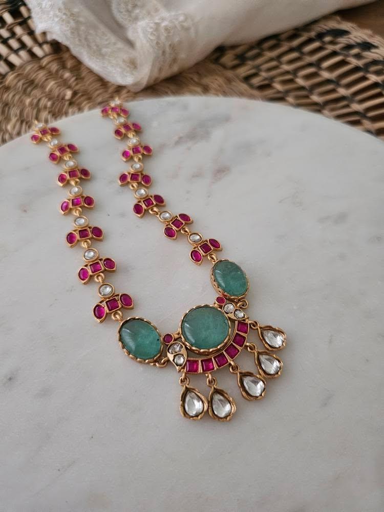 Jodha handcrafted necklace Thumbnail