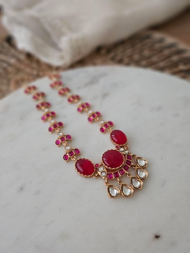 Jodha handcrafted necklace Thumbnail