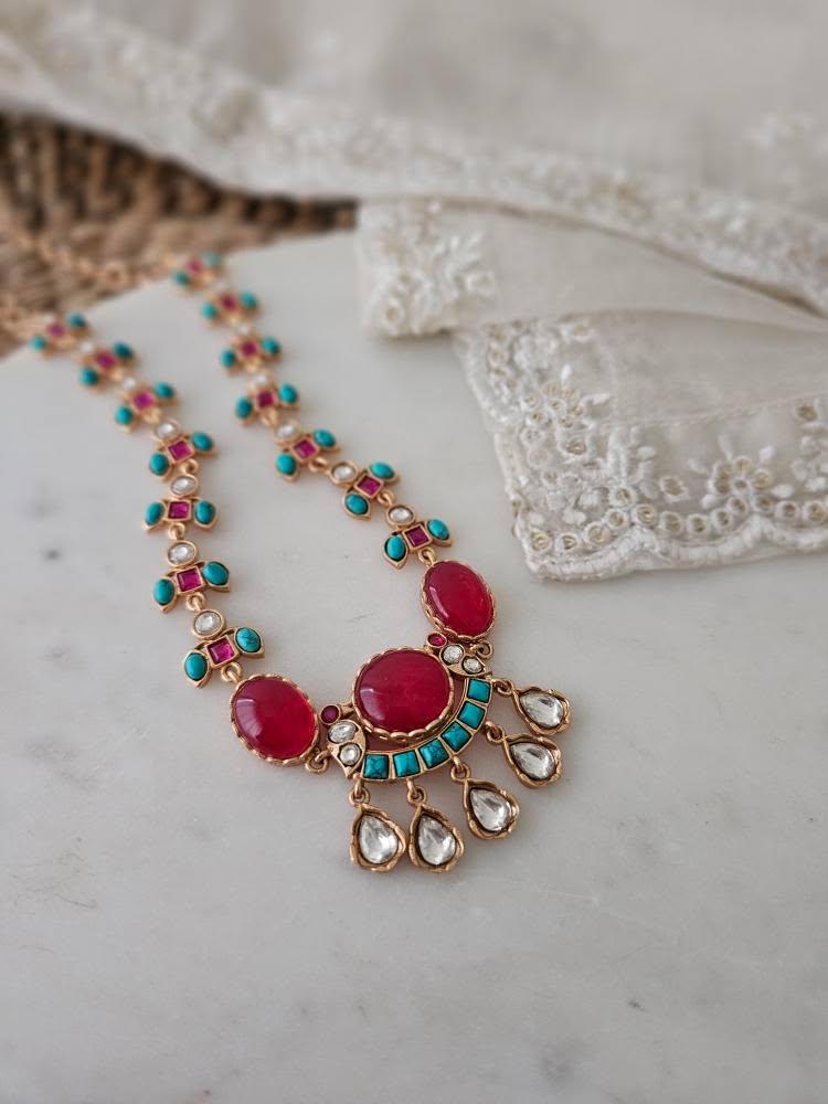 Jodha handcrafted necklace Thumbnail