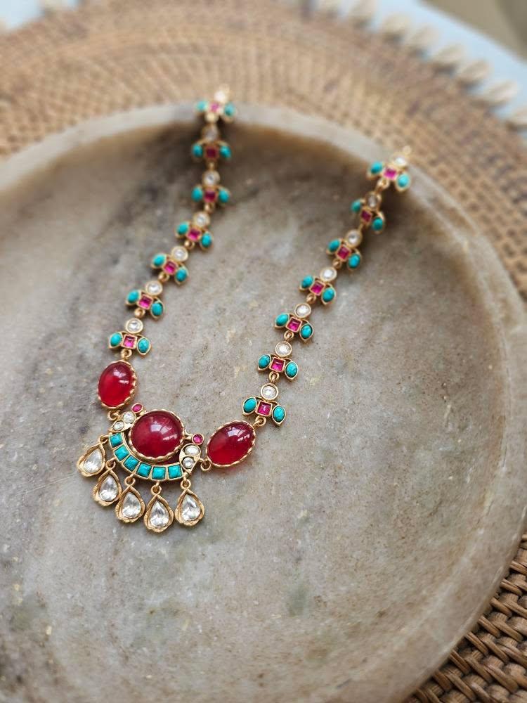 Jodha handcrafted necklace Thumbnail