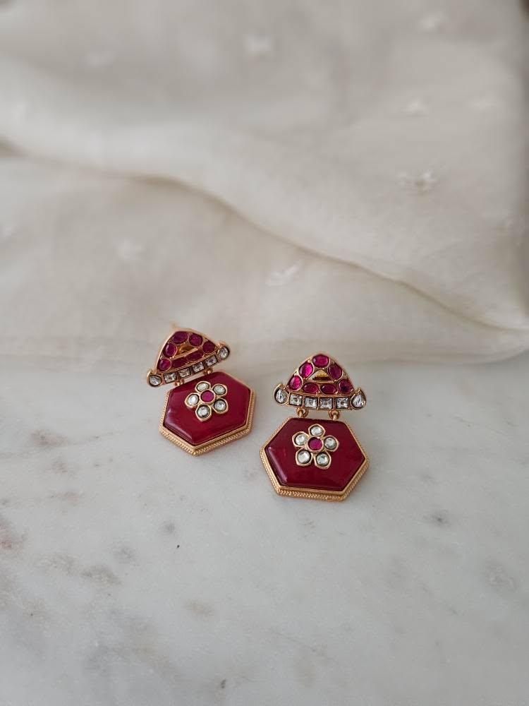 Avani quartz and polki choker Thumbnail