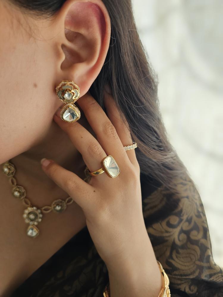 Narima polki necklace Thumbnail