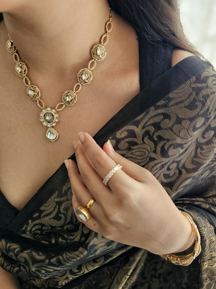 Narima polki necklace Thumbnail