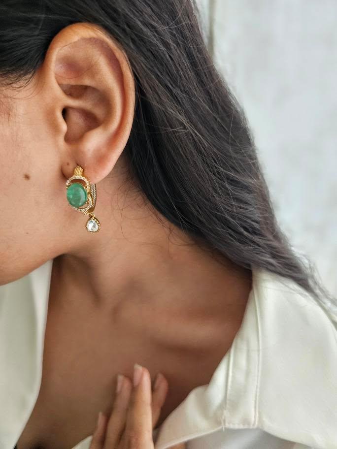 Tarai polki earrings Thumbnail