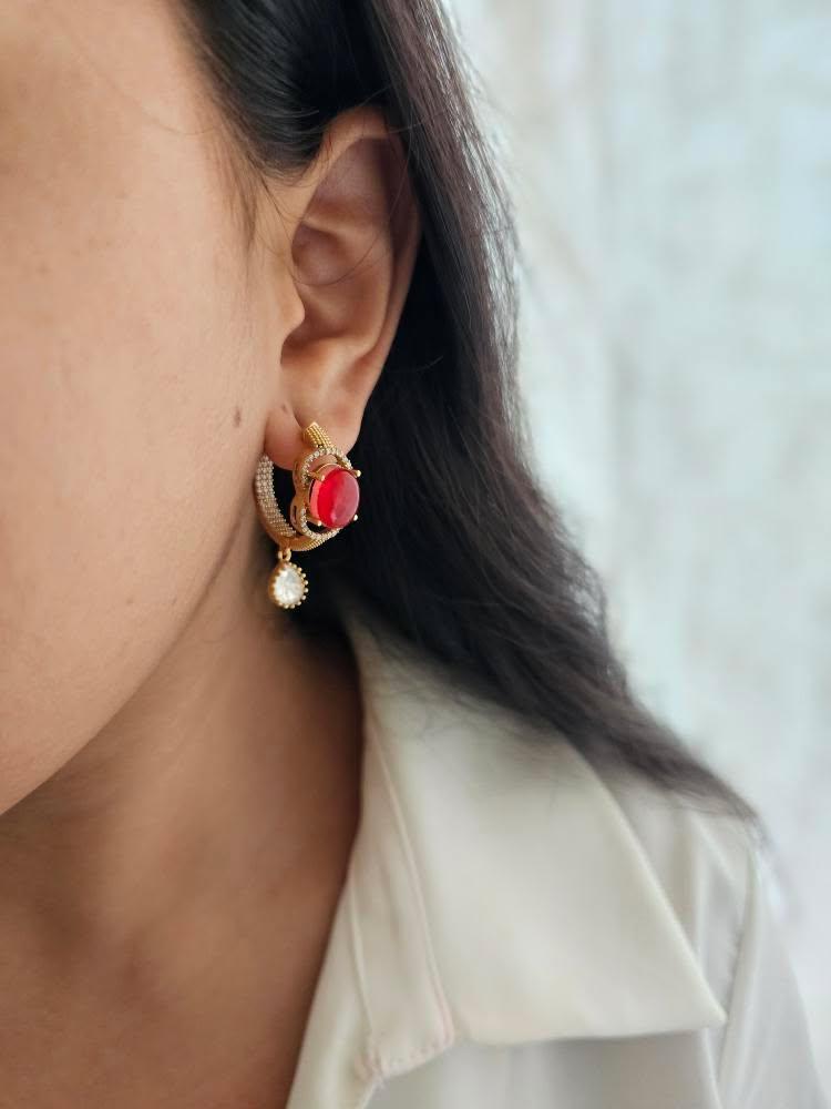 Tarai polki earrings Thumbnail
