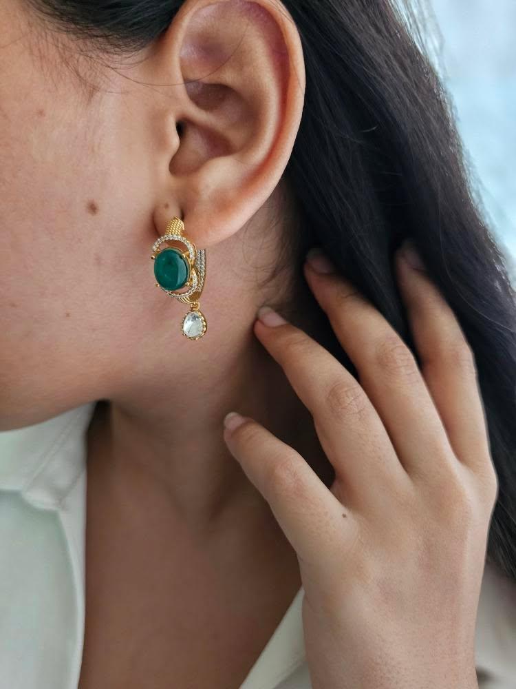 Tarai polki earrings Thumbnail