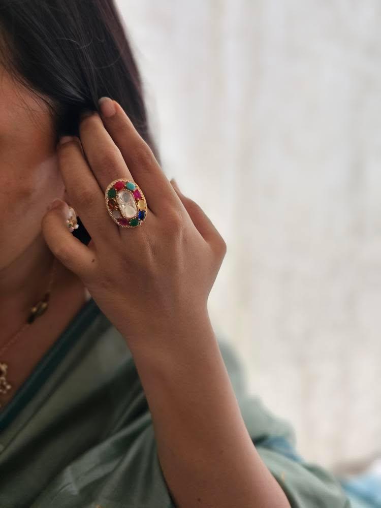 Tarai polki ring Thumbnail