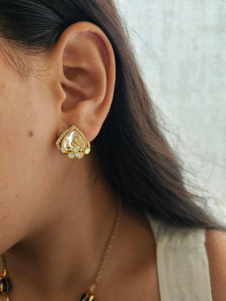 Asmi delicate polki necklace Thumbnail