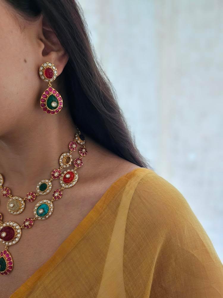 Shenaz polki necklace Thumbnail