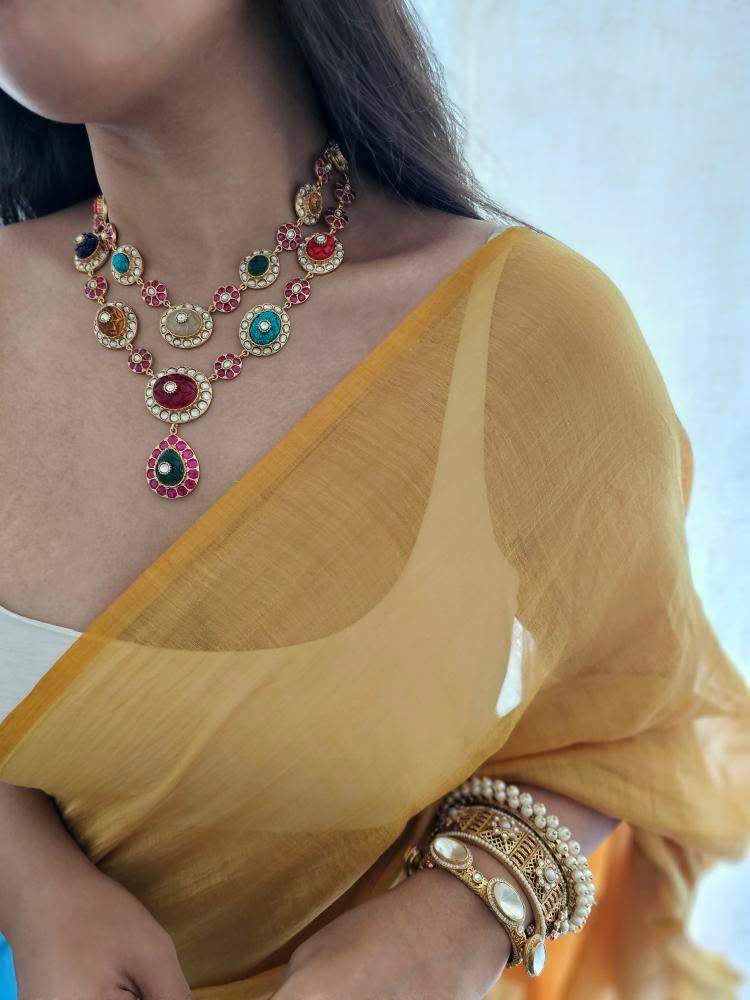 Shenaz polki necklace Thumbnail