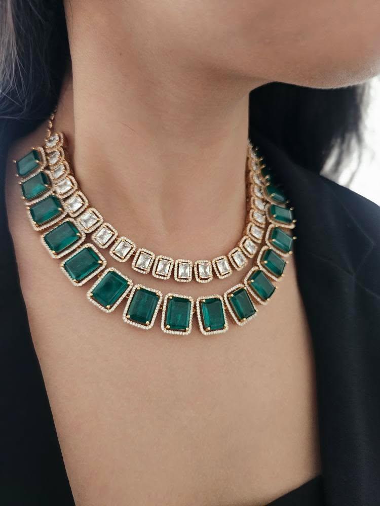 Sahira polki necklace Thumbnail