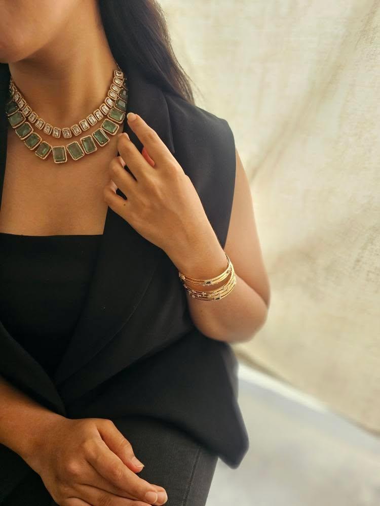 Sahira polki necklace Thumbnail