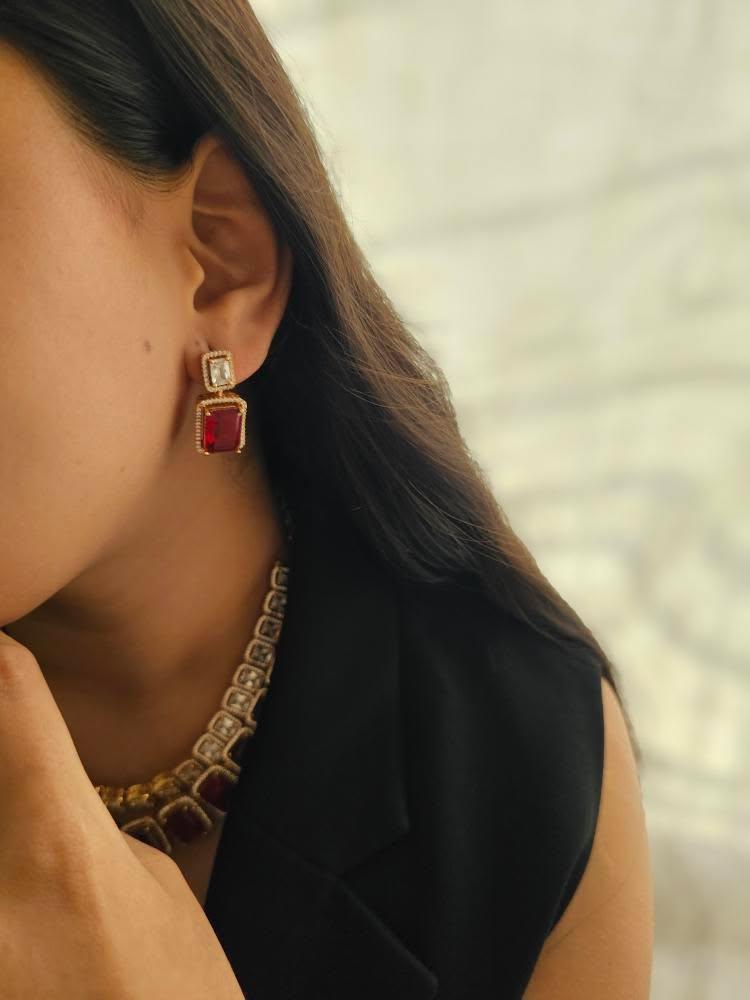 Sahira polki necklace Thumbnail