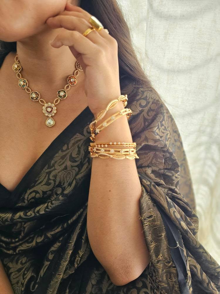 Narima polki necklace Thumbnail