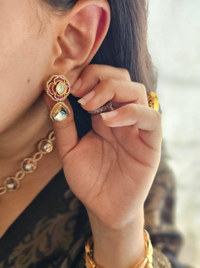 Narima polki necklace Thumbnail