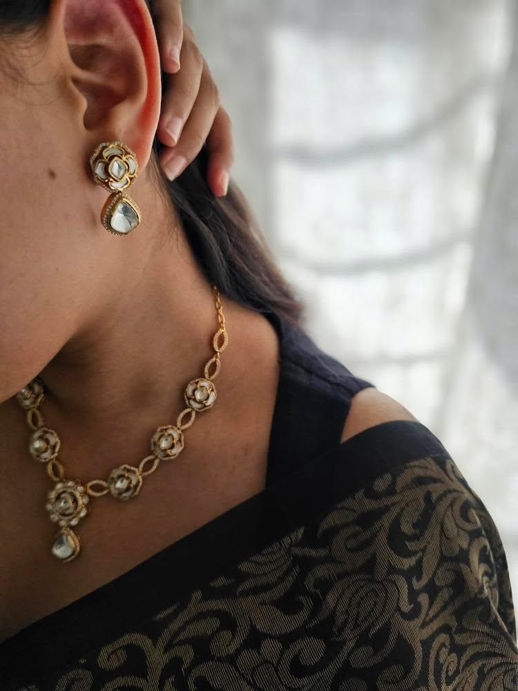 Narima polki necklace Thumbnail