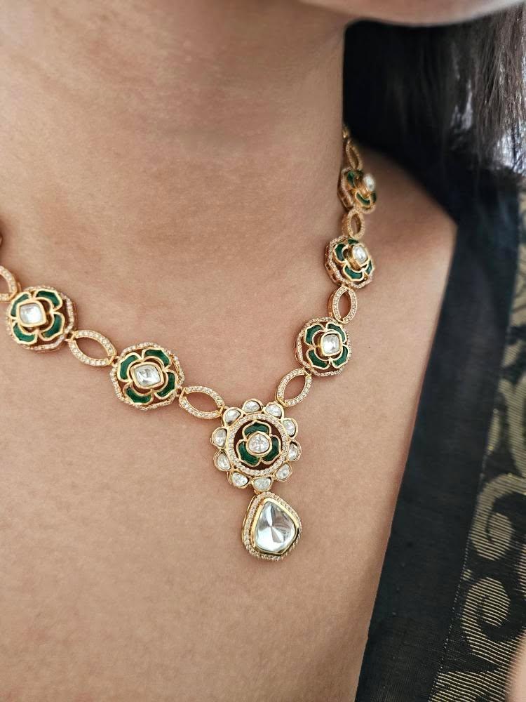 Narima polki necklace Thumbnail