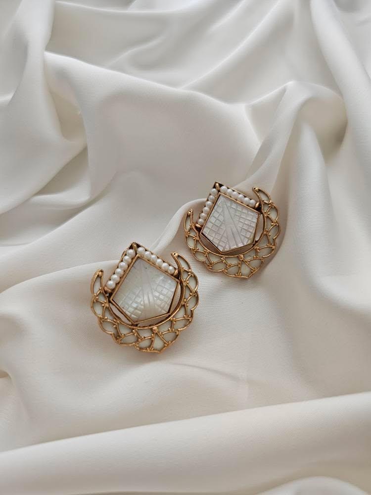 Poorti handcrafted studs Thumbnail