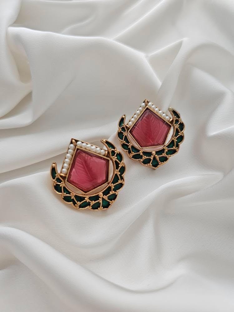 Poorti handcrafted studs Thumbnail