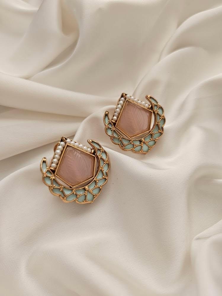 Poorti handcrafted studs Thumbnail
