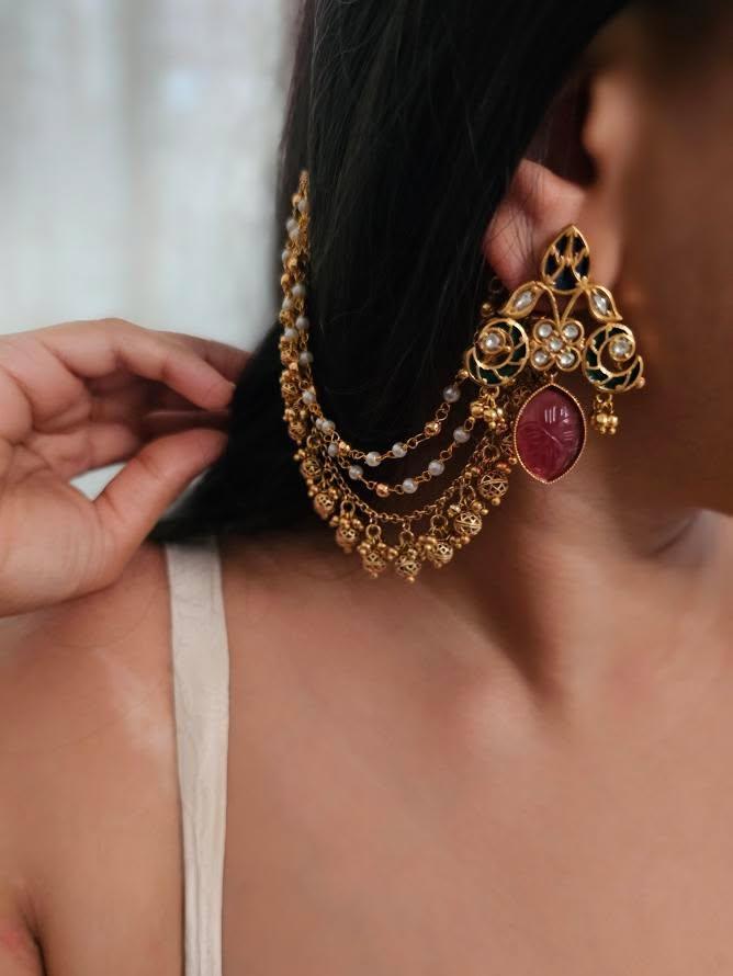 Tirthi handcrafted earrings Thumbnail