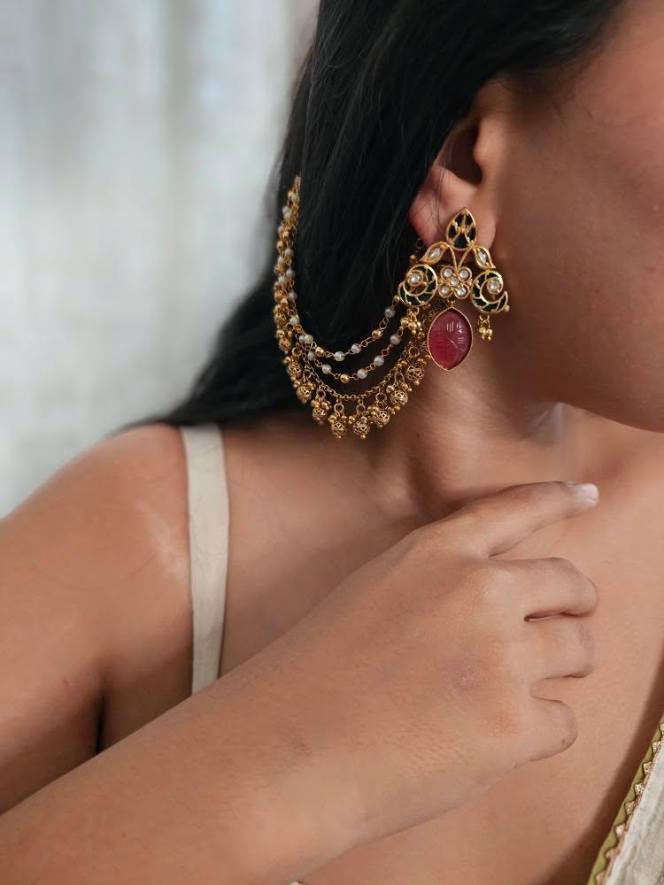 Tirthi handcrafted earrings Thumbnail