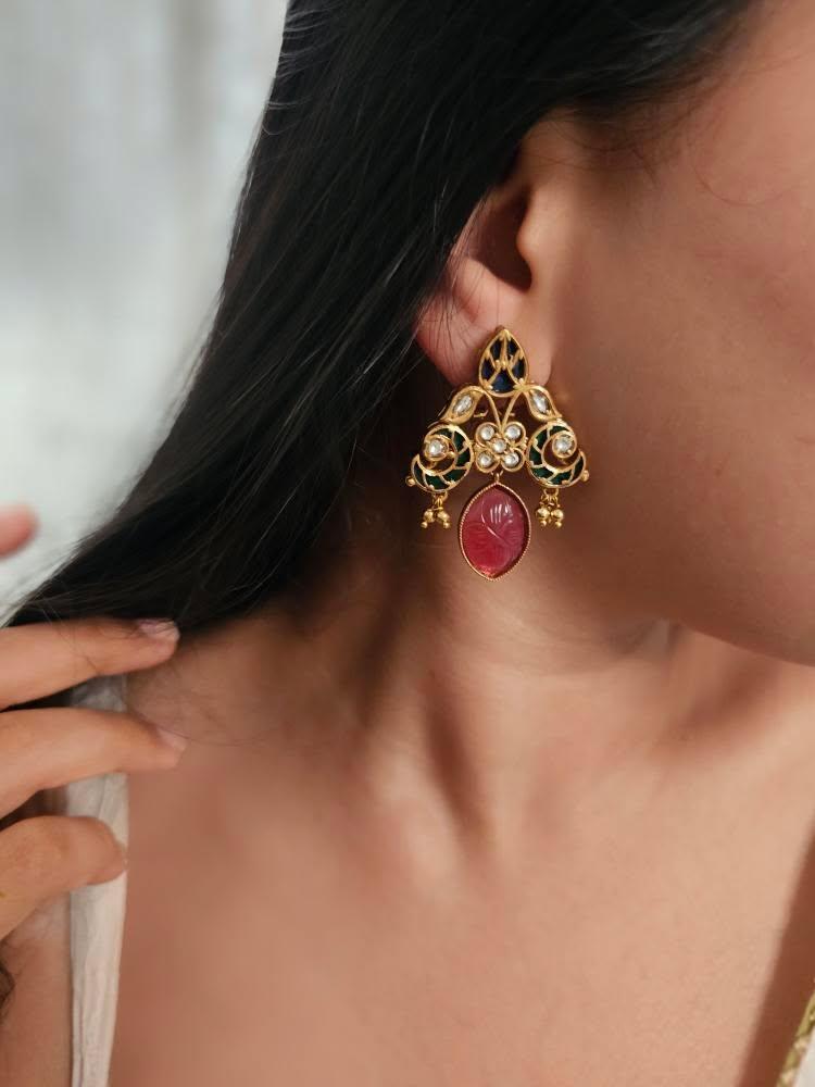 Tirthi handcrafted earrings Thumbnail