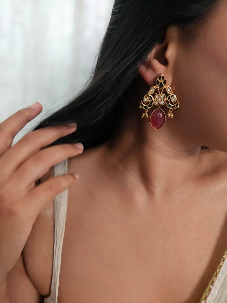 Tirthi handcrafted earrings Thumbnail